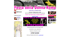 Desktop Screenshot of festadelladonnaroma.com